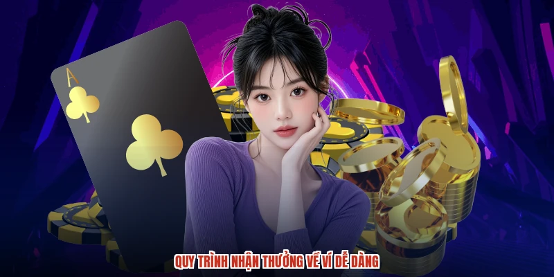 Quy trình nhận thưởng về ví dễ dàng